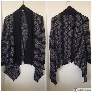 💚YA LOS ANGELES Aztec Cascading Sweater